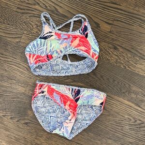 Athleta Girl Reversible Swim Suit